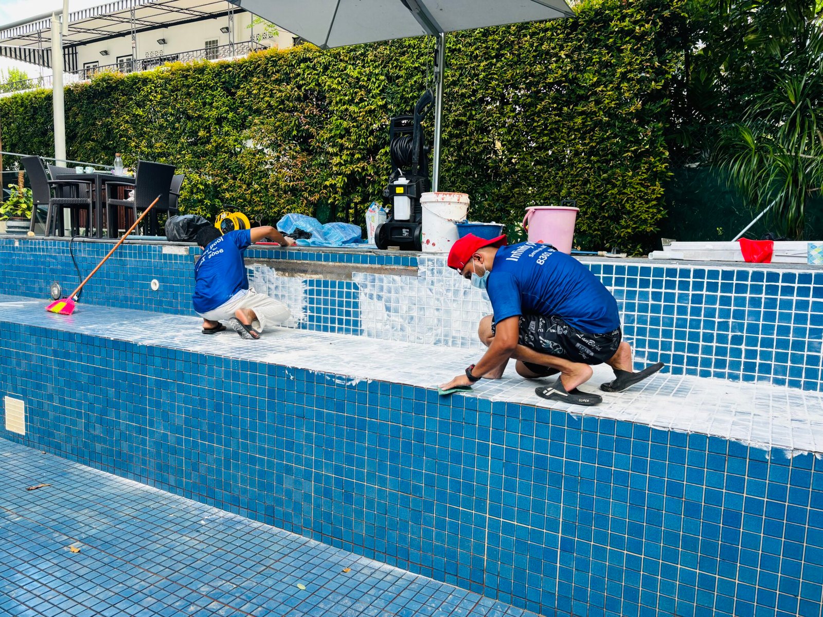 Pool Tile Replacement